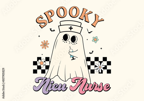 Halloween nicu nurse,Ghost nurse,Halloween nurse