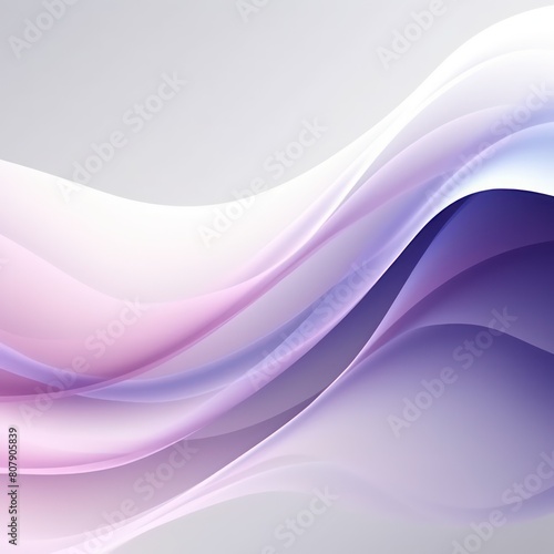 abstract purple wavy effect light, white background