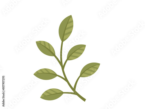 Leaves vector illustration. Cultivating garden is art, nurturing growth leaves and botanical beauty Organic greenery reflects inherent naturalness and beauty environment The leaves concept captures