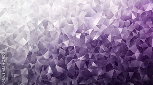 Light purple polygonal illustration, which consist of triangles. Triangular design. AI Generative photo