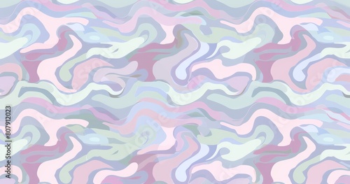abstract fluid curves shapes pastel color 