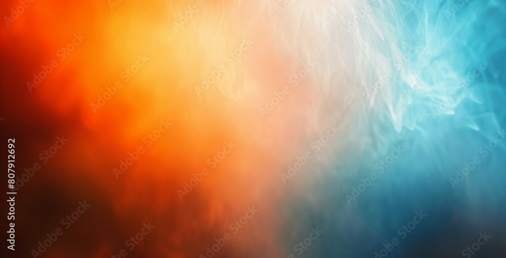 A blurred gradient background with orange, blue and white tones in the style of no artist.