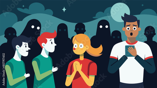A tense silence in the crowd as athletes share ghostly urban legends and urban myths about their opponents..