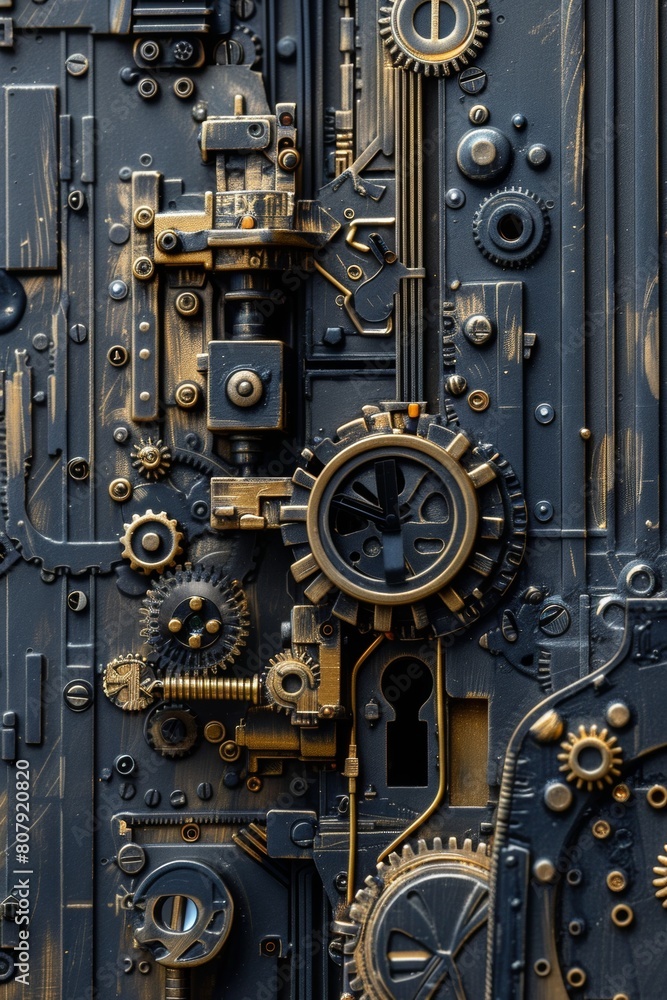 An intricate, clockwork-inspired lock mechanism, interlocking gears and coded symbols representing the complexities of encryption, photorealistic An intricate, clockwork-inspired lock mechanism, interlocking gears and coded symbols representing the complexities of encryption, photorealistic
