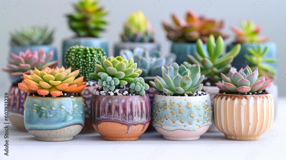 mini succulent plant image in a ceramic vase mini succulent plant image in a ceramic vase