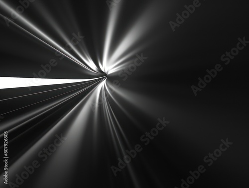 white light effect extreme speed over black background