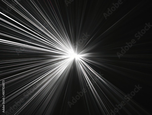 white light effect extreme speed over black background