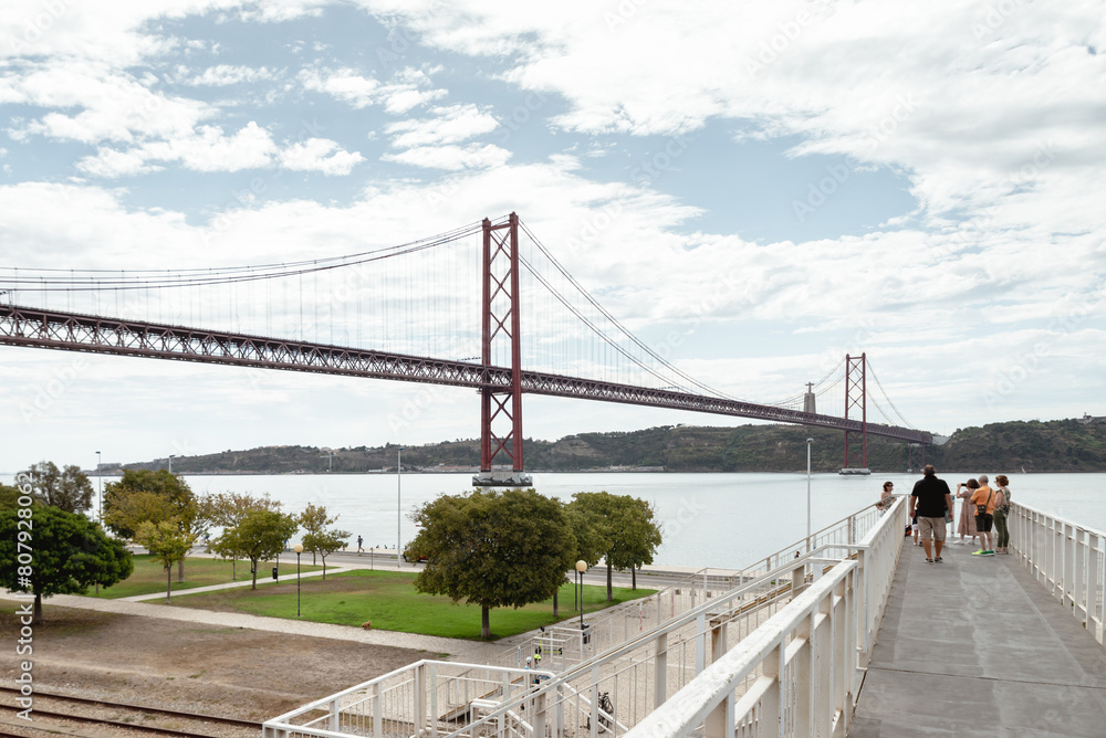 Fototapeta premium Ponte 25 de Abril, Lisbon, Portugal