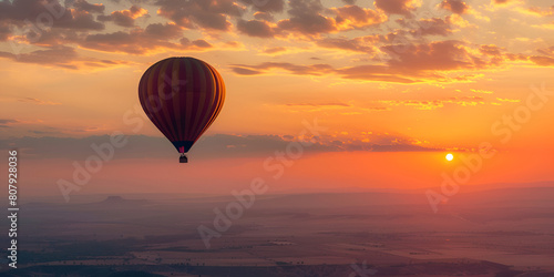 Sunset Dreams Hot Air Balloon Journey © Laiba