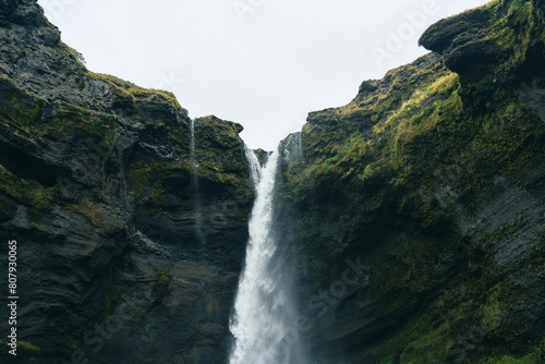 Принти на полотні Kvernufoss waterfall, Suðurland region, southern part of Iceland