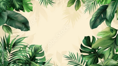vector illustration of plants on a isolated background