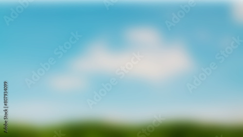 Blureed of blue sky and white clouds.blue sky background.