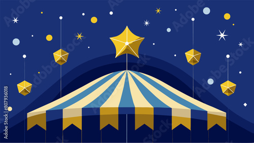 A canopy of bright stars in the night sky with each star representing a therapy session and the final constellation representing a clear and calm.