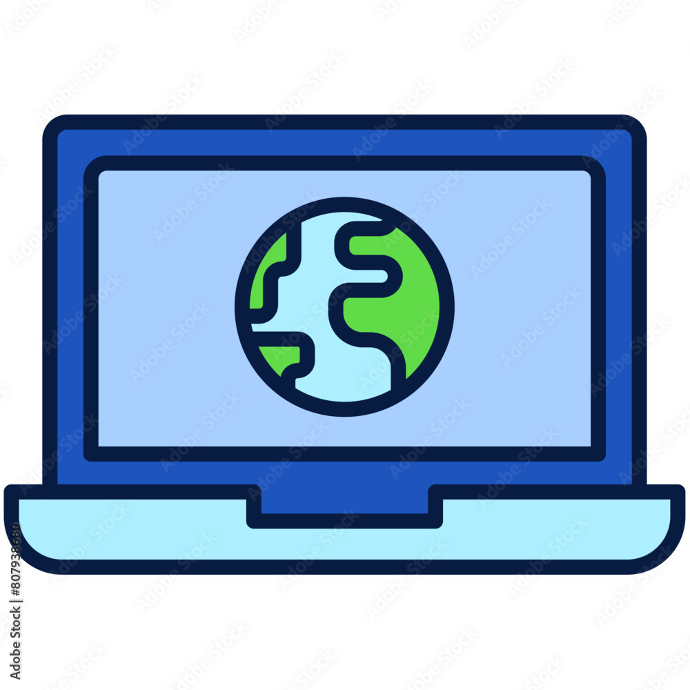 Laptop, Notebook Colored Icon sets Laptop, Notebook Colored Icon sets