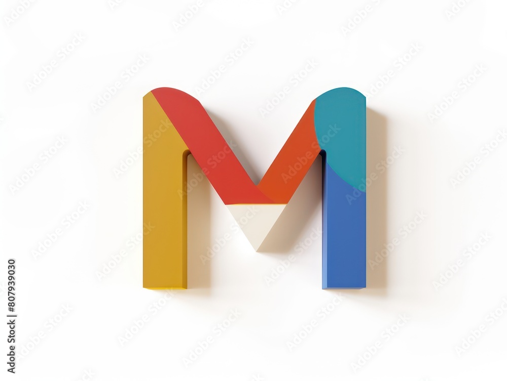 letter M logo design, icon, color, white background letter M logo design, icon, color, white background