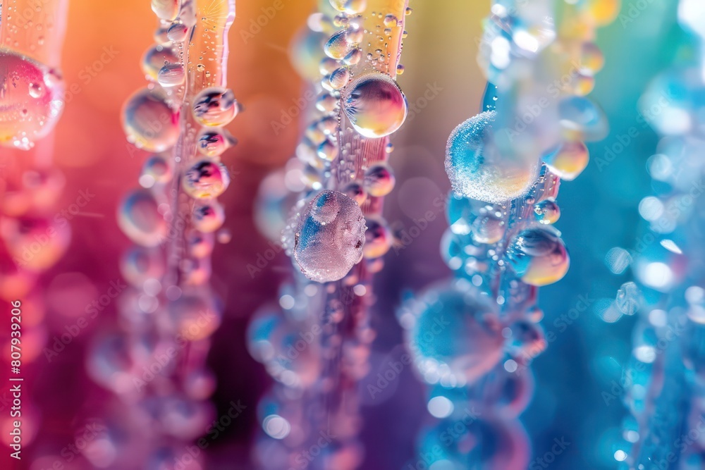 water droplets, color transparency background water droplets, color transparency background