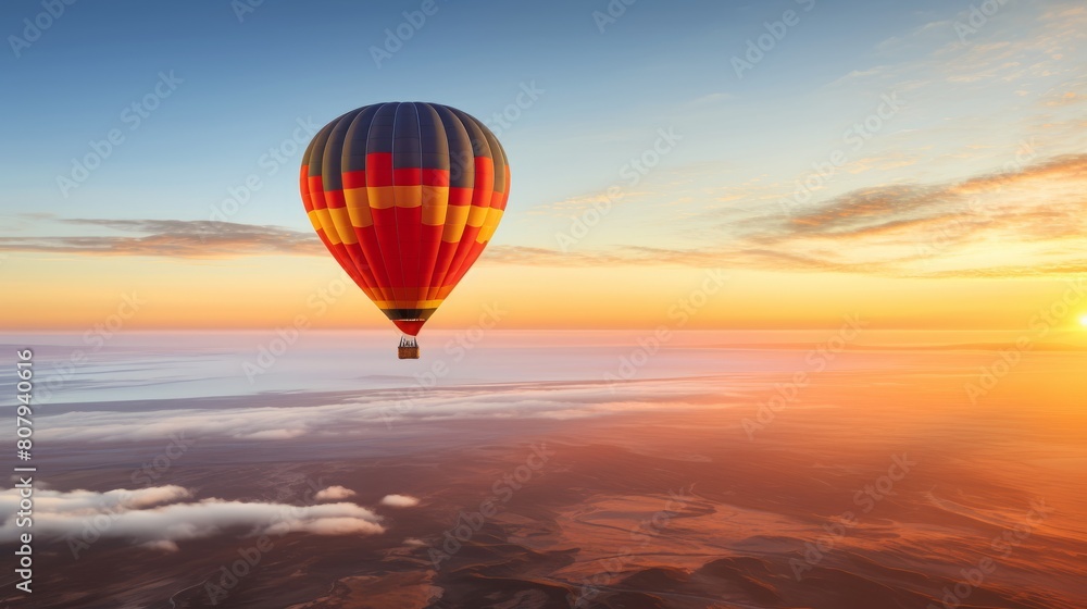 Colorful balloons. Hot Air Balloon Flight