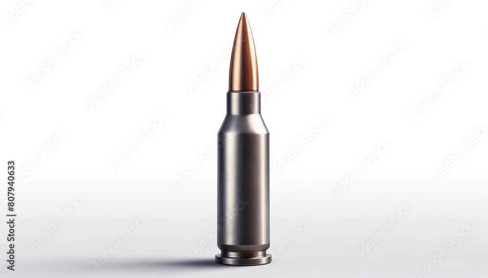 Bullet on white background Bullet on white background