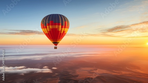 Colorful balloons. Hot Air Balloon Flight © May