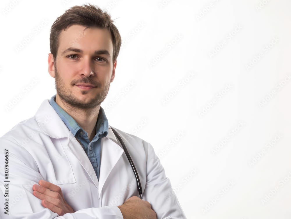 veterinarian man in the clinic room veterinarian man in the clinic room