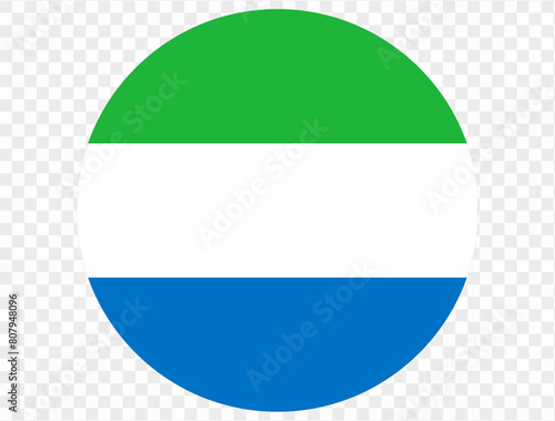 Free Download Sierra Leone Sierra Leone flag button on png or transparent background. vector illustration.  - GFXLoad