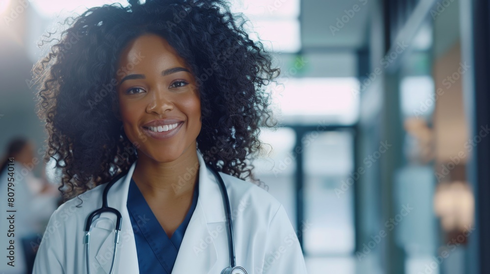 Confident Smiling Female Doctor