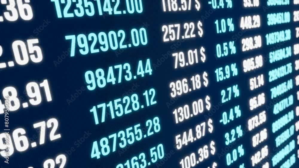 Financial figures, numbers and data spreadsheet. Business report, calculation, analyzing data, corporate business, production or sales statistic, merchandising, business report. Financial figures, numbers and data spreadsheet. Business report, calculation, analyzing data, corporate business, production or sales statistic, merchandising, business report.
