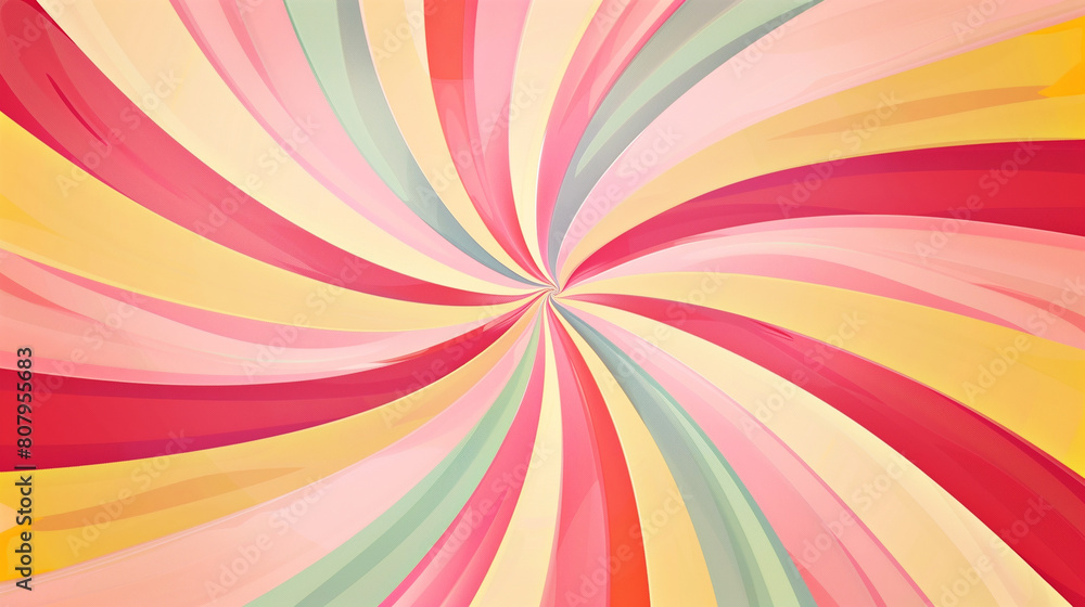 Sunburst candy swirl background Sunburst candy swirl background