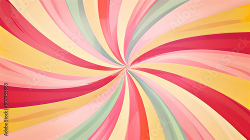 Sunburst candy swirl background