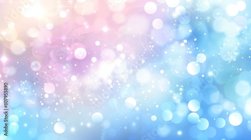 Pastel Bokeh Background with Soft Light Effects
