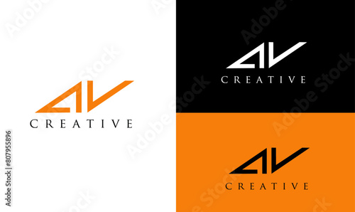 Free Download AV Letters Logo ,Av intail logo, AV letter >av logo , av design, - GFXLoad