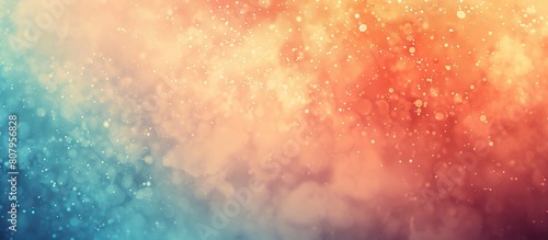  Abstract gradient background with a grainy texture, light blue and orange colors, blurred background, blurred foreground, grainy gradient, grainy gradient background, in the style