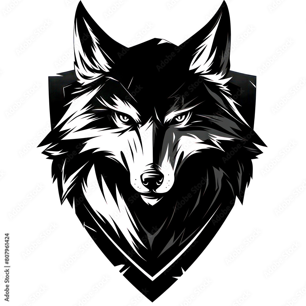 Fototapeta premium logo e-sport variation character and creatures transparent