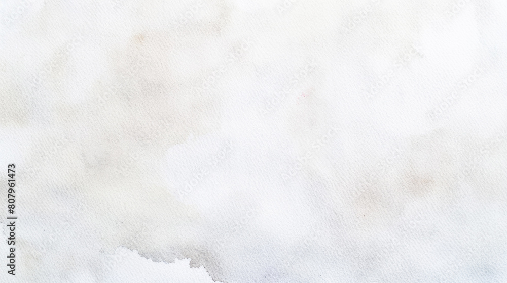 White watercolor paper with visible texture, and strokes of pastel colors. Copy space.