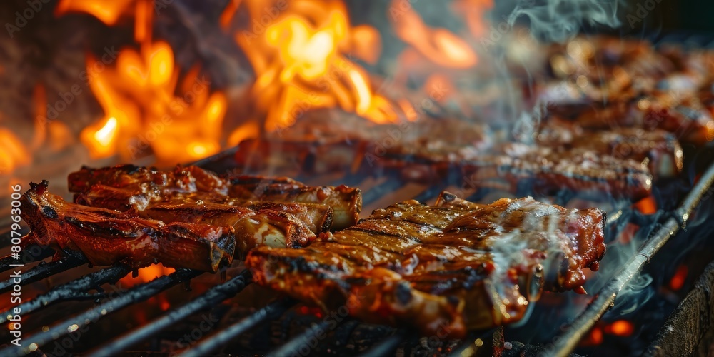 Sizzling Symphony: A BBQ Grills Fiery Feast Sizzling Symphony: A BBQ Grills Fiery Feast