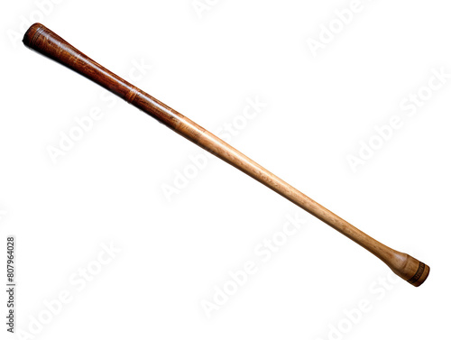 a wooden baseball bat