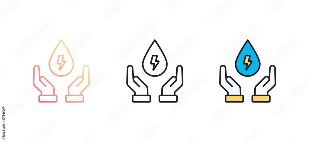 Go Green icon design with white background stock illustration Go Green icon design with white background stock illustration