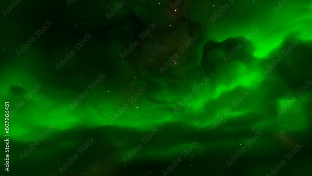 Fototapeta premium bright nebula, nebula in space, majestic red-purple nebula, beautiful space background 3D render 