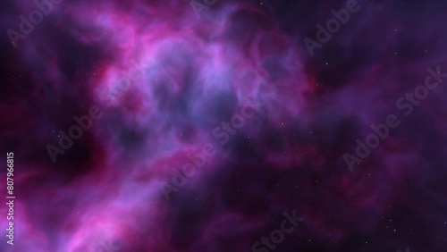 bright nebula, nebula in space, majestic red-purple nebula, beautiful space background 3D render

