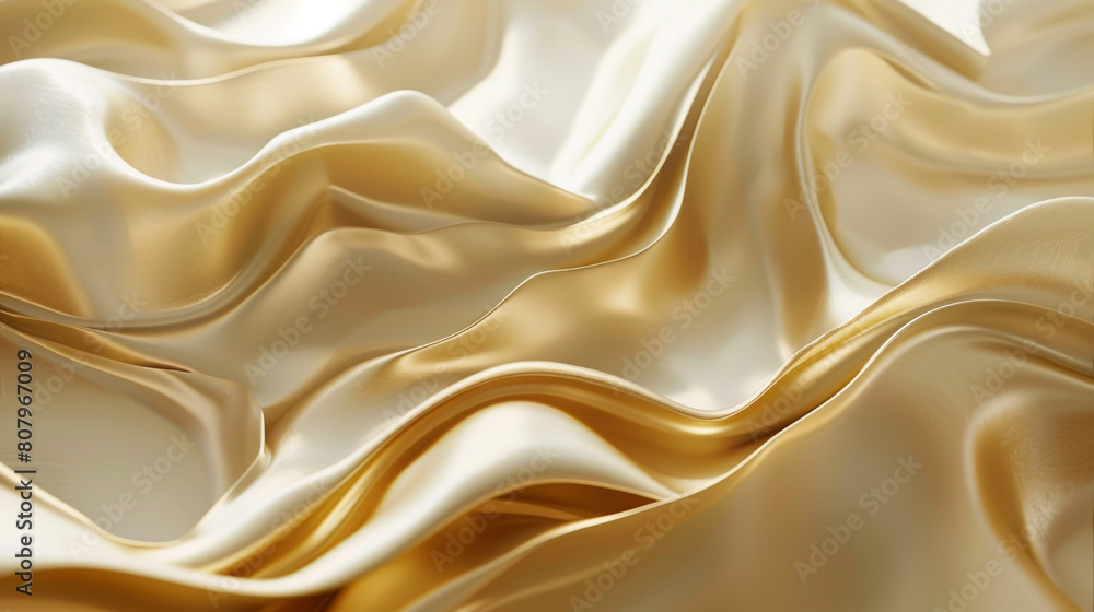 Muted gold abstract waves in a flame style perfect for a luxurious background