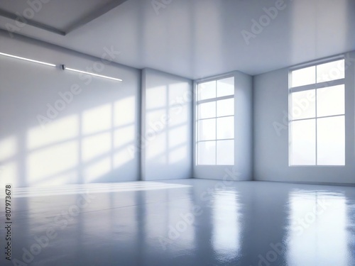 empty white room