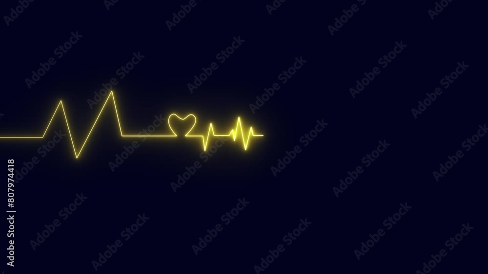 Neon Heartbeat On Black Isolated Background. Heartbeat Animation Heartbeat Line Monitoring Grid Heart Beat Looping. Neon Heartbeat On Black Isolated Background. Heartbeat Animation Heartbeat Line Monitoring Grid Heart Beat Looping.