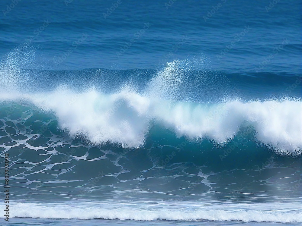 Naklejka premium wave of the sea