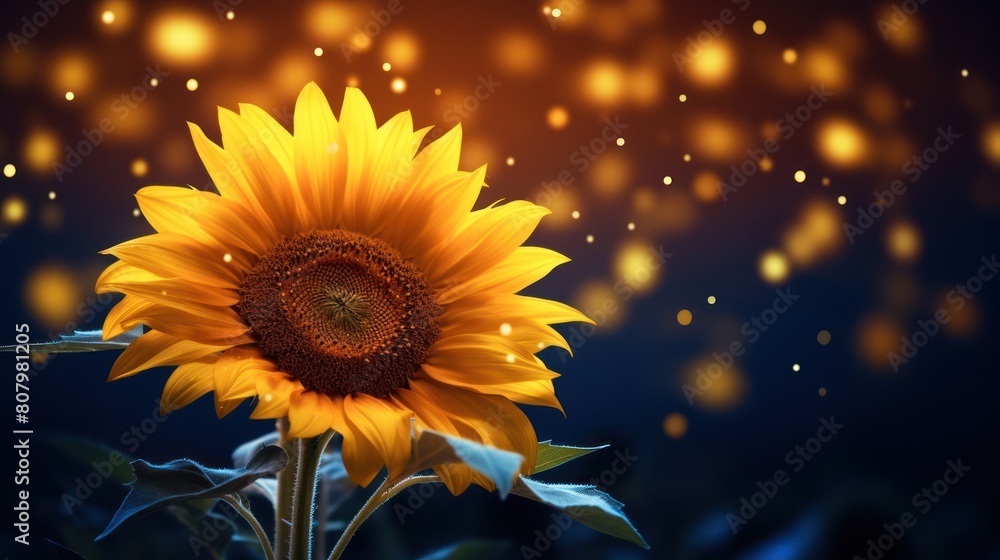 Close-up of a blooming sunflower, Close-up of a blooming sunflower,
