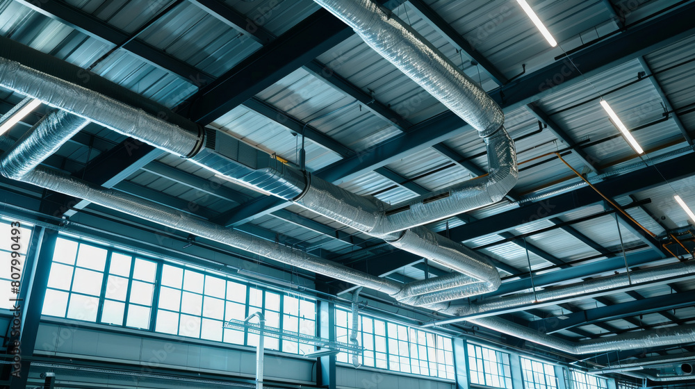 Industrial ventilation systems remove airborne contaminants and maintain indoor air quality in industrial facilities, protecting workers from respiratory hazards and health risks