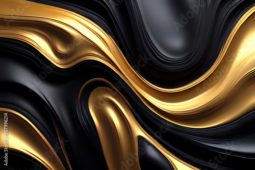  Colorful painting abstract black swirling background with colors a high quality luxury feel ideal for backdrops.