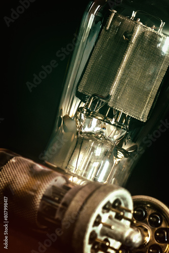 ELECTRON TUBE - A device in a closed glass housing used in electronic circuits to control the flow of electrons