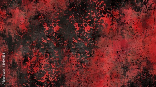 Grunge background with Red and black colors