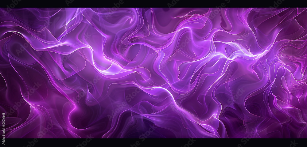 Electric mulberry purple abstract waves styled as flames ideal for a bold energetic background