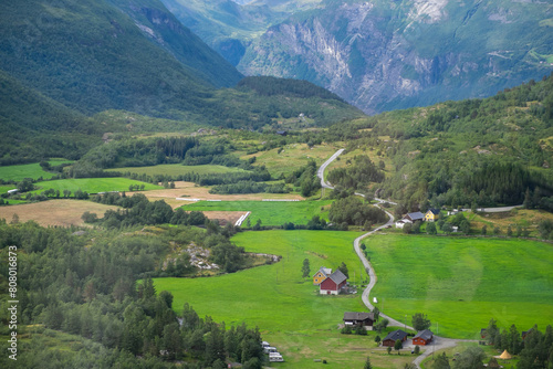 Valle en el norte de Noruega